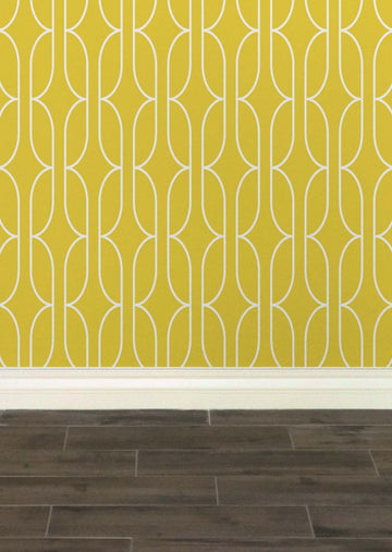 K&L Signature Wallpaper - Yellow | Practical Home