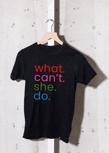 'What Can't She Do' Kids Tee